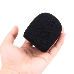 Foam Ball-Type Microphone Windscreen, Black