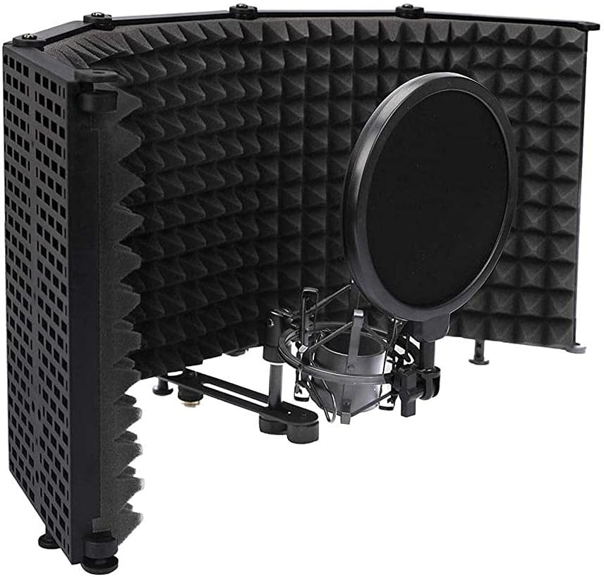61T9ry08DLS._AC_SL1000_.jpg Reflectort 5 Foldable , Pop Filter And Shock Mount - الصورة 1