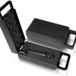 ميكروفون صوت ديناميكي Xm8500 من بهرنجر الترافويس، أحادي الاتجاه، أسود