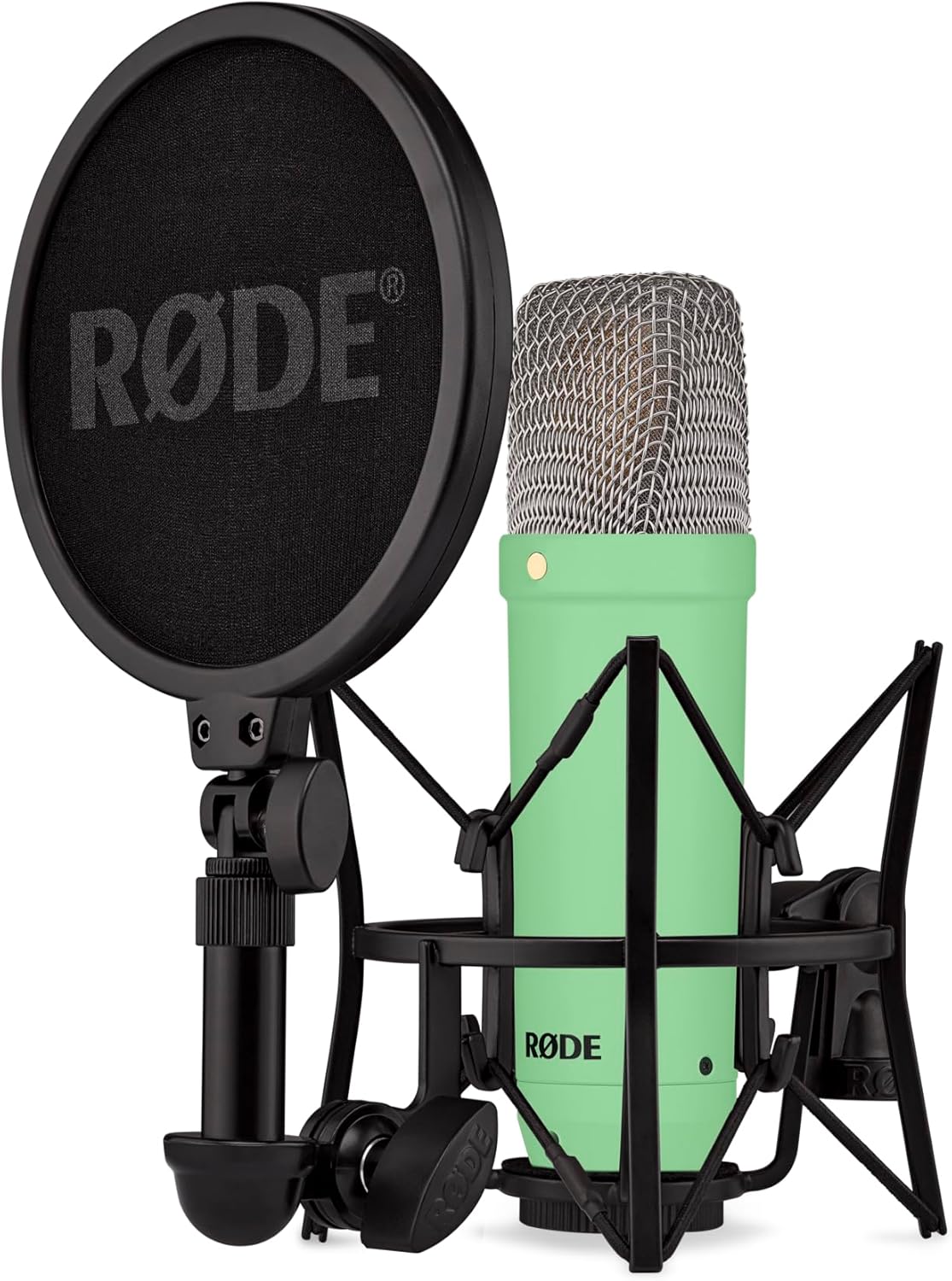 71G2ywLLj-L._AC_SL1500_.jpg RØDE NT1 Signature Green مايكروفون استوديو كلاسيكي بتقنية حديثة - الصورة 1