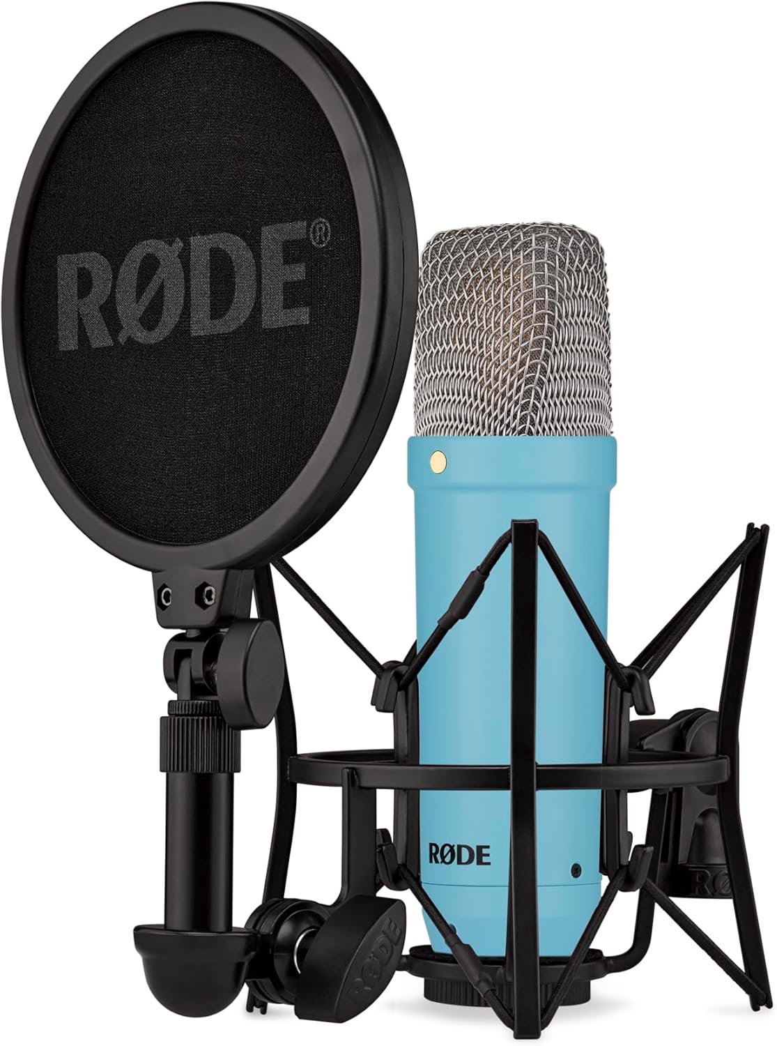 71RlJIg59XL._AC_SL1500_.jpg RØDE NT1 Signature blue مايكروفون استوديو كلاسيكي بتقنية حديثة - الصورة 1