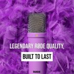 ⁦RØDE NT1 Signature purple مايكروفون استوديو كلاسيكي بتقنية حديثة⁩ - الصورة ⁦2⁩