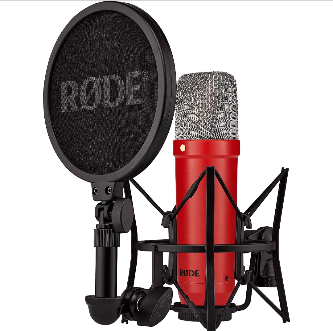 Oplus_16908288 RØDE NT1 Signature red مايكروفون استوديو كلاسيكي بتقنية حديثة - الصورة 1