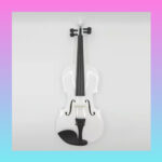 كمانجه ماركة شيلتر اللون الابيض مقاس 4/4