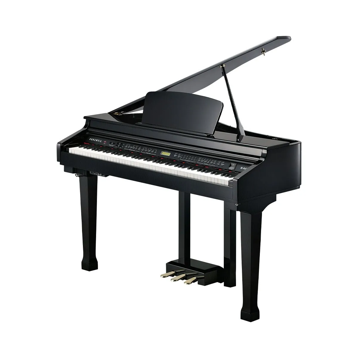 kurzweil-kag100-ep-01.webp Kurzweil KAG100 88-Note Digital Grand Piano, Black (KAG-100) - الصورة 1