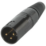 Male XLR Cable-Mount Connector
